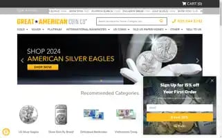 Greatamericancoincompany.com Screenshot 2024-05-04 11:42:33