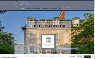 Lhotelparticulierparis.com Screenshot 2024-04-22 18:54:52