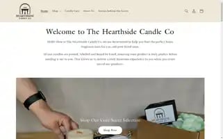 Hearthsidecandleco.com Screenshot 2024-04-23 01:10:31