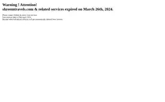 Shreemtravels.com Screenshot 2024-04-24 05:45:41