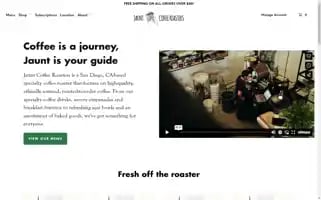 Jauntcoffee.com Screenshot 2024-05-05 21:37:21