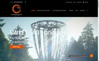 Sweetspotdiscgolf.com Screenshot 2024-05-14 04:03:02