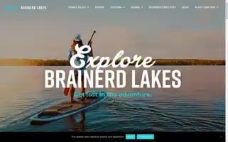 Explorebrainerdlakes.com Screenshot 2024-07-04 17:31:32