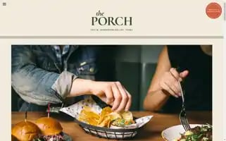 Theporchrestaurant.com Screenshot 2024-06-13 16:41:56