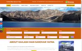Kailashmansarovartours.com Screenshot 2024-04-26 16:15:05