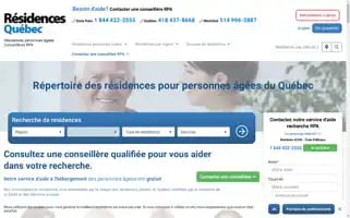 Residences-quebec.ca Screenshot 2024-06-18 13:18:46