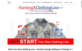 Startingaclothingline.com Screenshot 2024-05-14 02:03:05