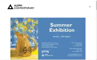 Alephcontemporary.com Screenshot 2024-07-02 09:07:30