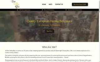 Deevalleybees.co.uk Screenshot 2024-05-29 14:41:27