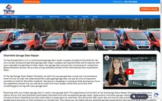 Tiptopgaragedoors.com Screenshot 2024-05-14 12:51:20