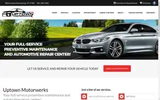 Uptownmotorwerks.com Screenshot 2024-07-05 12:56:07