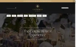 Coterieretreat.com Screenshot 2024-07-08 21:34:21