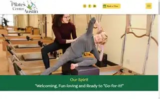 Pilatescenterofaustin.com Screenshot 2024-05-13 09:52:48