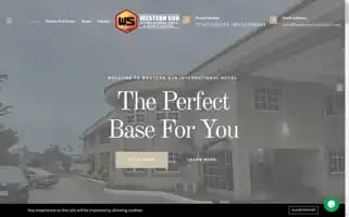 Westernsunhotel.com Screenshot 2024-04-16 10:56:36