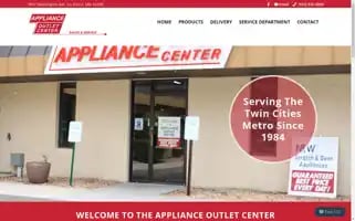 Applianceoutletmn.com Screenshot 2024-05-08 13:38:46