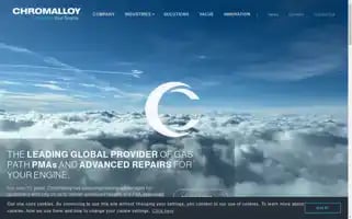 Chromalloy.com Screenshot 2024-07-06 14:10:37
