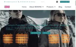 Bowinsgarment.com Screenshot 2024-06-26 18:38:42