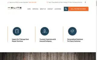 Elitegaragedoorsandgates.com Screenshot 2024-05-09 13:38:09