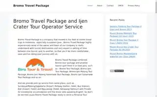 Bromotravelpackage.com Screenshot 2024-04-16 07:52:55