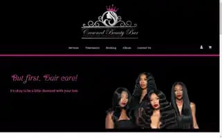 Crownedbeautybar.net Screenshot 2024-05-18 20:04:20