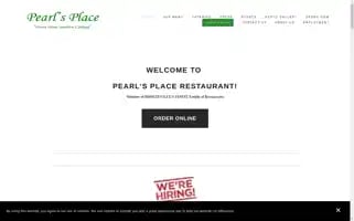 Pearlsplacerestaurant.com Screenshot 2024-05-16 12:18:41