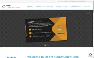 Debracommunications.com Screenshot 2024-05-09 09:03:39