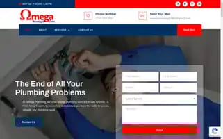 Omegaplumbingsa.com Screenshot 2024-05-16 10:45:52