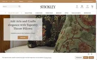 Stickley.com Screenshot 2024-05-14 02:22:22