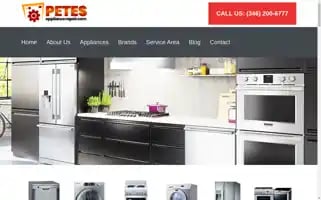 Petesappliancerepair.com Screenshot 2024-05-16 12:30:41