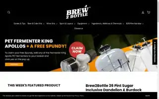 Brew2bottle.co.uk Screenshot 2024-05-08 21:33:09