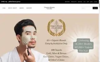 Organicbeautyaward.com Screenshot 2024-07-03 15:37:00