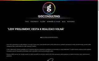 Gisconsulting.cz Screenshot 2024-07-10 07:16:58