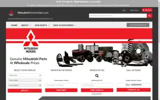 Mitsubishipartsonsale.com Screenshot 2024-05-12 23:20:44