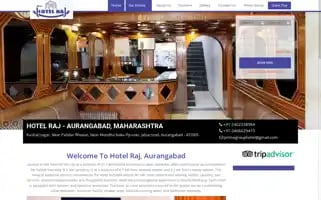 Aurangabadhotelraj.com Screenshot 2024-04-17 05:44:48