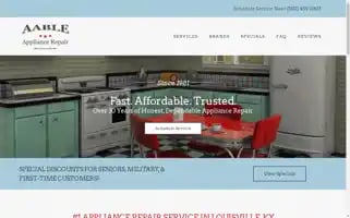 Aableapplianceserviceky.com Screenshot 2024-05-06 03:28:12