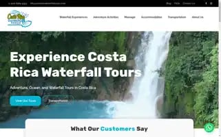 Costaricawaterfalltours.com Screenshot 2024-04-15 23:25:53