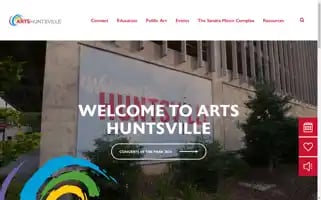 Artshuntsville.org Screenshot 2024-07-03 08:18:17
