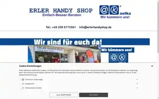 Erlerhandyshop.de Screenshot 2024-06-17 10:53:13