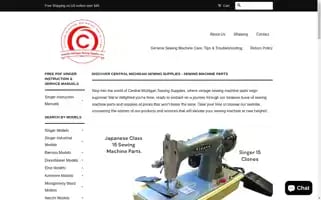 Vintagesingerparts.com Screenshot 2024-05-14 21:46:05