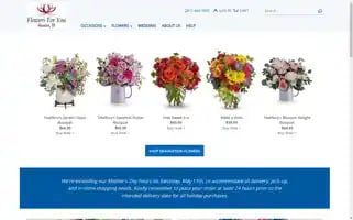 Flowersforyouhouston.com Screenshot 2024-05-15 22:31:27