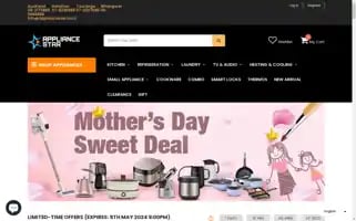 Appliancestar.co.nz Screenshot 2024-05-04 10:13:18