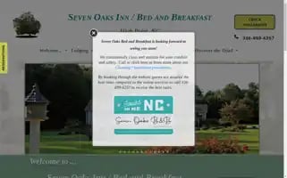 7oaksbedandbreakfast.com Screenshot 2024-05-06 03:17:13