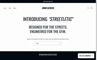 Uninfluenced.shop Screenshot 2024-04-27 11:44:23