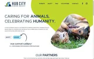 Hubcityhumanesociety.org Screenshot 2024-07-01 11:32:00