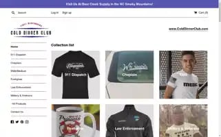 Colddinnerclub.com Screenshot 2024-04-18 16:48:09