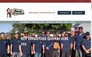 Donsgaragedoors.com Screenshot 2024-05-15 20:21:18