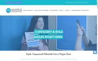 Madduxorthodontics.com Screenshot 2024-07-06 22:48:00