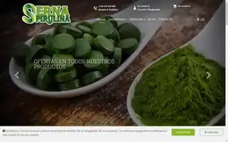 Sernaspirulina.es Screenshot 2024-05-20 17:20:53