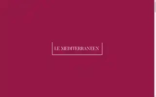 Restauranthotel-lemediterraneen.com Screenshot 2024-04-17 08:12:35