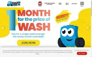 Soapyjoescarwash.com Screenshot 2024-05-14 00:00:00